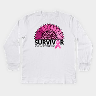 Survivor we stand together Kids Long Sleeve T-Shirt